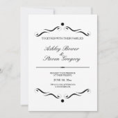 Einladung zur feierlichen Hochzeit (Vorderseite)