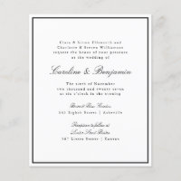 Einladung zur Feierlichen Hochzeit an der Grenze