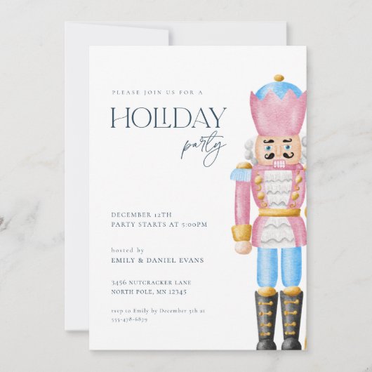 Einladung zur Feiertagsfeier (Vorderseite)