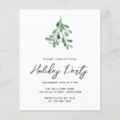 Einladung zur Feiertagspartei (Vorderseite)