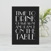 Einladung zur Feiertagspartei 1920 (Stehend Vorderseite)