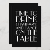 Einladung zur Feiertagspartei 1920 (Vorne/Hinten)