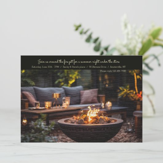 Einladung zur Feuerwehr (Stehend Vorderseite)