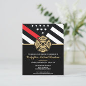 Einladung zur Feuerwehrmannschaft (Stehend Vorderseite)