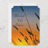 Einladung zur Filmabend (Vorderseite)