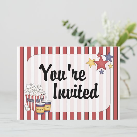 Einladung zur Filmnacht (Stehend Vorderseite)