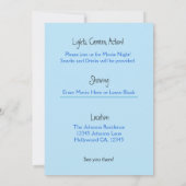 Einladung zur Filmnacht (blau) (Rückseite)