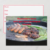 Einladung zur Flachkarte (Vorne/Hinten)