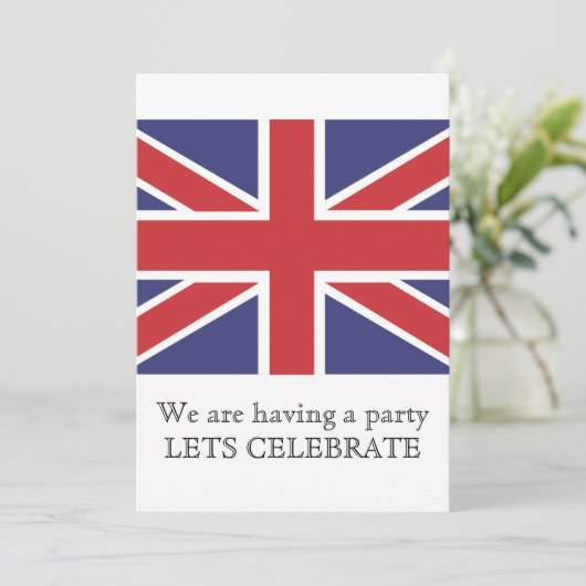 Einladung zur Flagge der Union (Stehend Vorderseite)