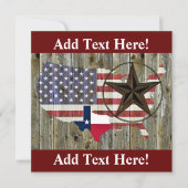 Einladung zur Flaggenstaatenkonferenz von Texas Lo (Vorderseite)