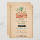 Einladung zur Flitterwochendusche (Vorne/Hinten)