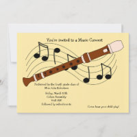 Einladung zur Flute Music-Erwägung