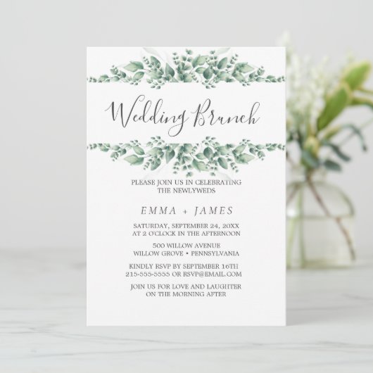 Einladung zur Foliage Wedding (Stehend Vorderseite)