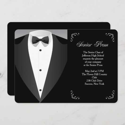 Einladung zur förmlichen Aufnahme (Vorne/Hinten)