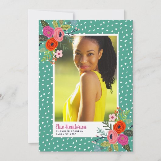 Einladung zur Foto-Abschlussfeier (Vorderseite)