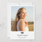 Einladung zur Foto-Abschlussfeier (Rückseite)