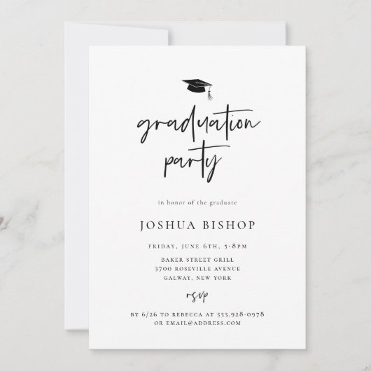 Einladung zur Foto einer Scripting-Party (Vorderseite)