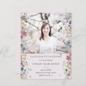 Einladung zur Foto-Florentiner Graduierungspartei (Vorne/Hinten)