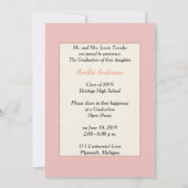 Einladung zur Foto Graduation Party (Rückseite)