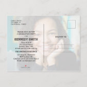 Einladung zur Foto Graduation Party. (Rückseite)