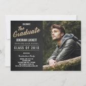 Einladung zur Foto Graduation Party | Kopfbrett (Vorderseite)