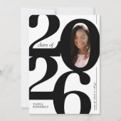 Einladung zur Foto-Graduationspartei (Vorderseite)