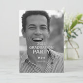 Einladung zur Foto-Graduationspartei 2023 (Stehend Vorderseite)