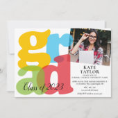 Einladung zur Foto-Graduiertengruppe Grad 2 (Vorderseite)