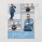 Einladung zur Foto-Graduiertengruppe Postkarte (Vorderseite)