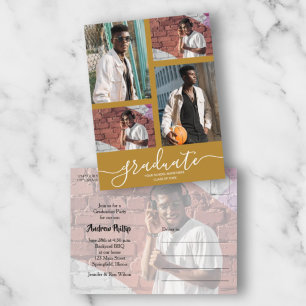 Einladung zur Foto-Graduiertengruppe Postkarte