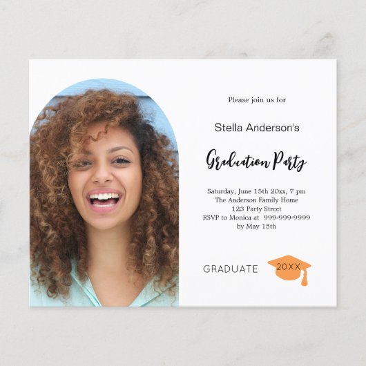 Einladung zur Foto-Graduierung 2025 (Vorderseite)