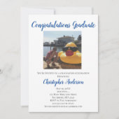 Einladung zur Foto-Graduierungspartei (Vorderseite)