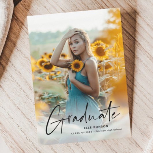 Einladung zur Foto-Graduierungspartei "Budget Scri