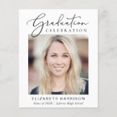 Einladung zur Foto-Graduierungspartei für Budgetsk (Vorderseite)