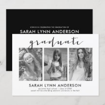 Einladung zur Foto-Graduierungspartei Timeline 3