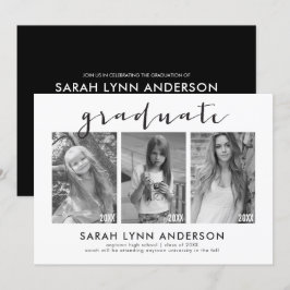 Einladung zur Foto-Graduierungspartei Timeline 3