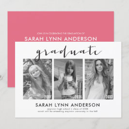 Einladung zur Foto-Graduierungspartei Timeline 3