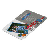 Einladung zur Foto-Vorschulabsolventin Magnet (Linke Seite)