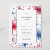 Einladung zur Fourth-of-July-Party (Vorderseite)