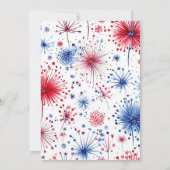 Einladung zur Fourth-of-July-Party (Rückseite)