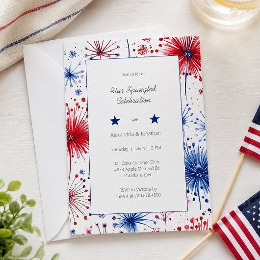 Einladung zur Fourth-of-July-Party