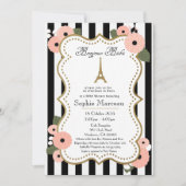 Einladung zur französischen Babydusche (Vorderseite)