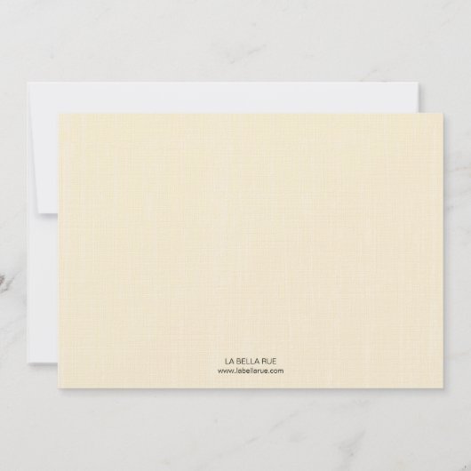 Einladung zur französischen Verlobung oder Dusche (Rückseite)