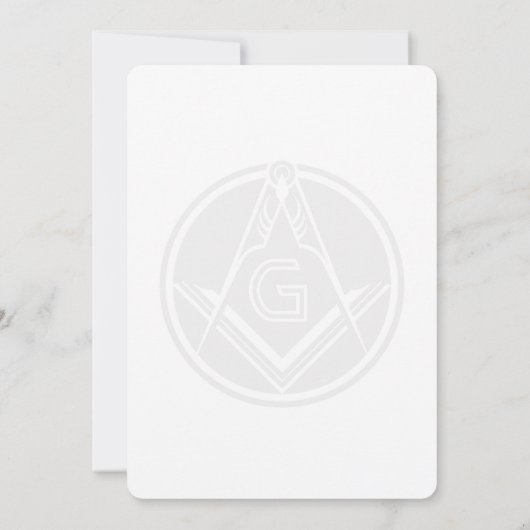 Einladung zur Freimaurerei - Lila & Gold Masonic J (Rückseite)