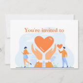 Einladung zur Freiwilligenerkennung Luncheon (Vorderseite)