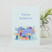 Einladung zur Freiwilligenerkennung Luncheon (Stehend Vorderseite)