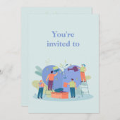 Einladung zur Freiwilligenerkennung Luncheon (Vorne/Hinten)