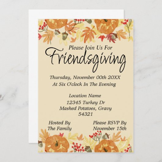 Einladung zur Freundschaft (Vorne/Hinten)