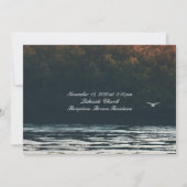 Einladung zur friedlichen Sonnenuntergang am See (Rückseite)