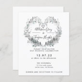 Einladung zur Frosthochzeit (Vorne/Hinten)